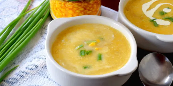 Chinese Corn Soup with Chicken (鸡蛋玉米羹)