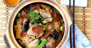 clay pot chicken rice