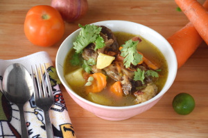 Malaysian oxtail soup