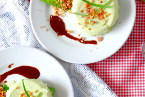Coconut panna cotta