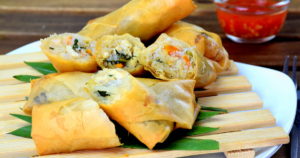spring rolls dim sum