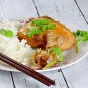 salt baked chicken with rice 1