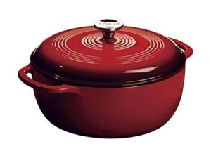 Lodge 6 Quart EnameledCast Iron Ditch Oven