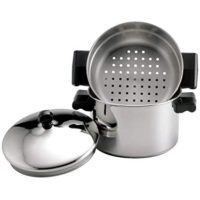 Farberware 70043 Stack 'N' Steam 3-Qt. Covered Saucepot Insert Stainless Steel Steamer Set, 3-Quart