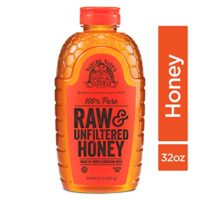 Nature Nate&rsquo;s 100% Pure Raw & Unfiltered Organic Honey, 32 oz