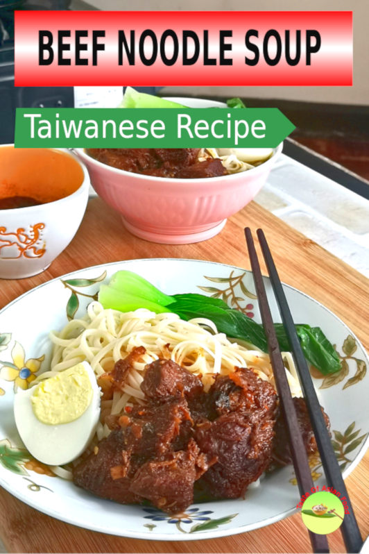 Taiwanese beef noodle soup 红烧牛肉面 is a popular staple in different countries in Asia. This beef noodle soup will surely make your tummy rumble with its umami-rich soup base and nearly melt in the mouth braised beef.