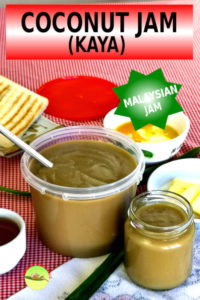 Coconut jam, also known as kaya, is the Malaysian recipe equivalent to fruit jam. Find out how to prepare this mouth-watering jam at home.