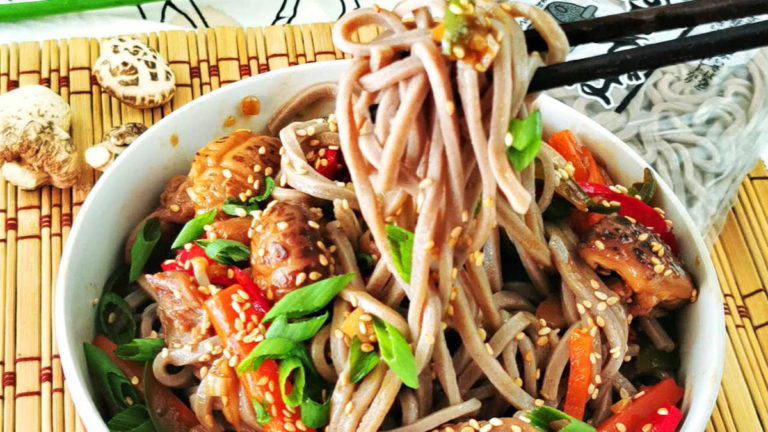 Teriyaki noodles featured image