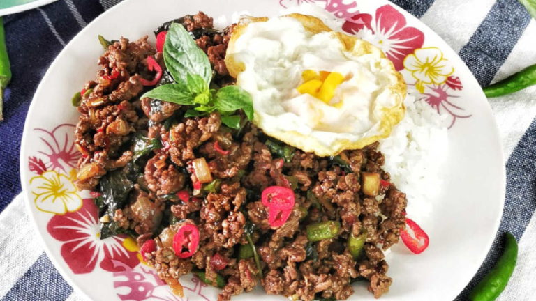 Thai basil beef featured image