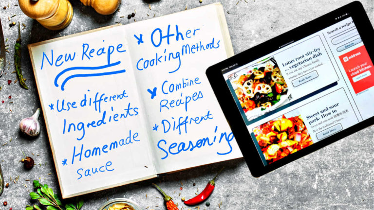 how to create a recipe featured image