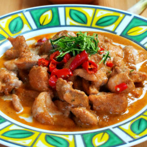 Panang curry square