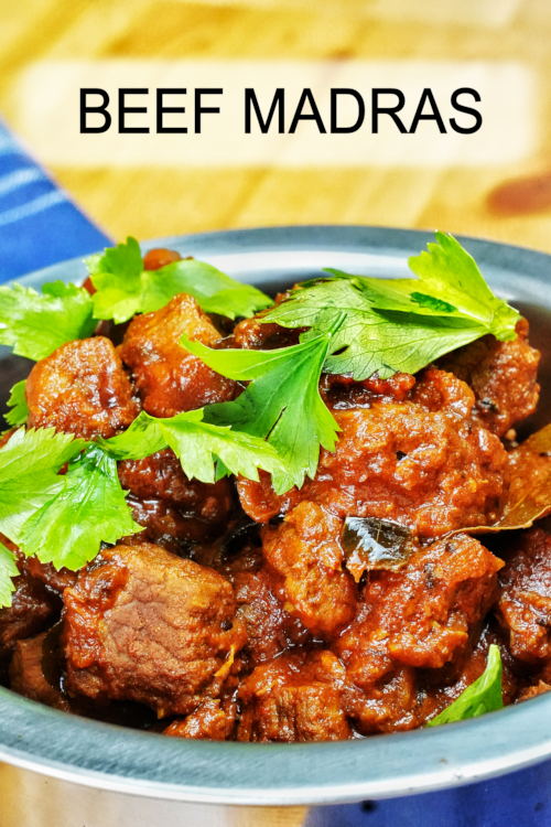 Enjoy the authentic taste of Beef Madras curry at home with this simple Indian recipe. It is made even easier with a slow cooker.
