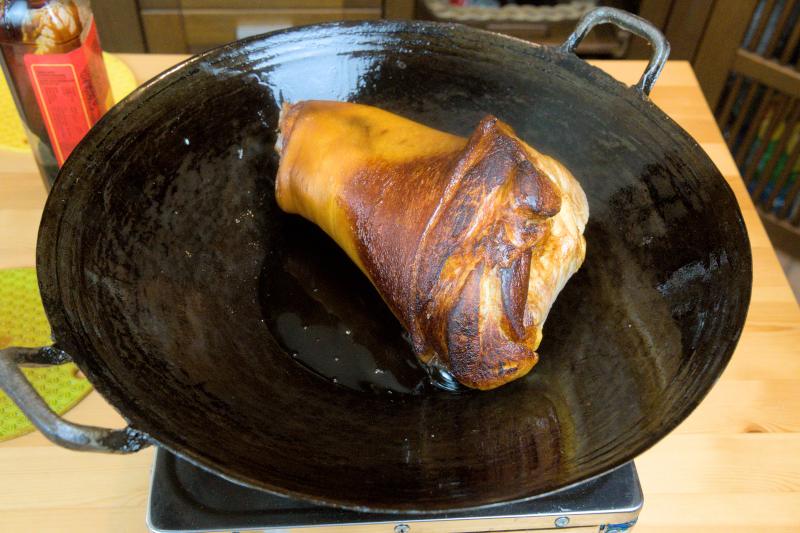 brown the pork knuckle