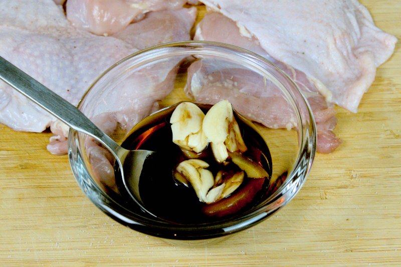the teriyaki sauce