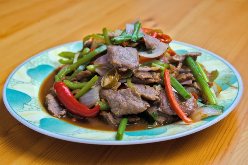 spicy hunan beeff