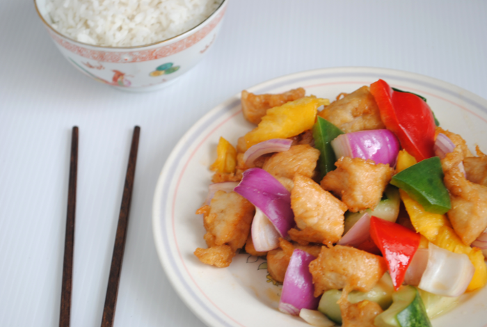 sweet and sour ku lo chicken