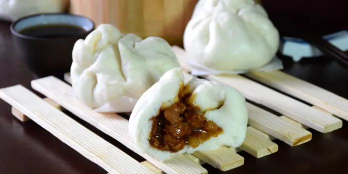 steamed Char siu bao