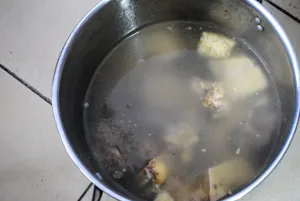 Remove the scum (after)