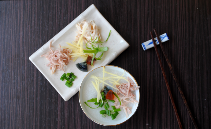 Chinese Porridge Recipe- Lean Pork and Century Eggs