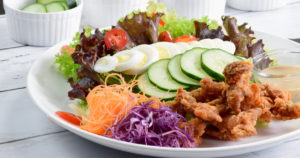 Karaage salad