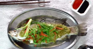 Chinese steamed fish