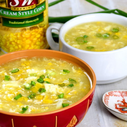 Chicken and corn soup (easy Chinese recipe)