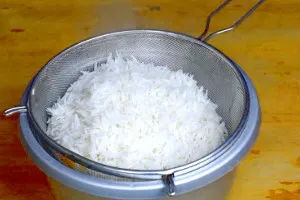 pre-cook the rice