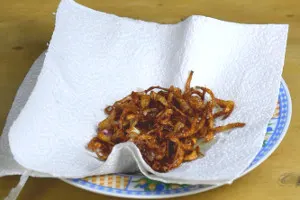 fried onion for chicken biryani