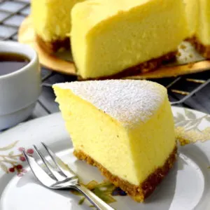 Japanese souffle cheesecake