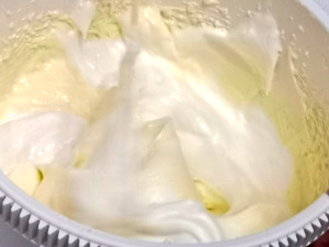 cheesecake - fold in meringue s