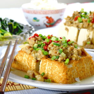 tofu with minced pork square 2