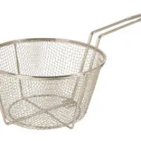 Round wire fry basket
