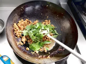 Thai basil with chicken