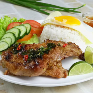 Vietnamese pork chops lemongrass