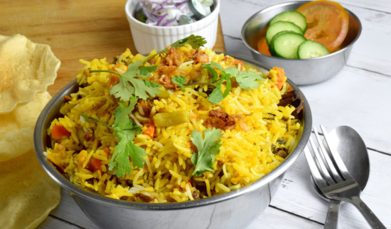 Vegetarian biryani recipe