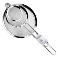 IPOW IP01115 Stainless Steel Fine Tea Mesh Strainer Colander Sieve with Handle for Kitchen Food Rice Vegetable, Set of 3