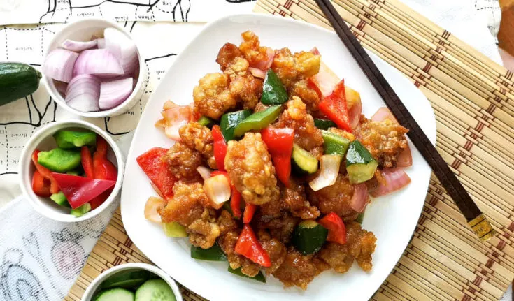 Sweet and sour pork 咕噜肉 is the traditional Chinese cuisine with a universal appeal. It is easy to prepare, kids friendly, which is perfect for any busy home cooks.