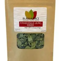 Dried Pandanus Leaves | Famous in Thai, Indian, and other South East Asian cuisines | 100% Pure and Kosher Certified. Crop of 2019 (0.5oz.)