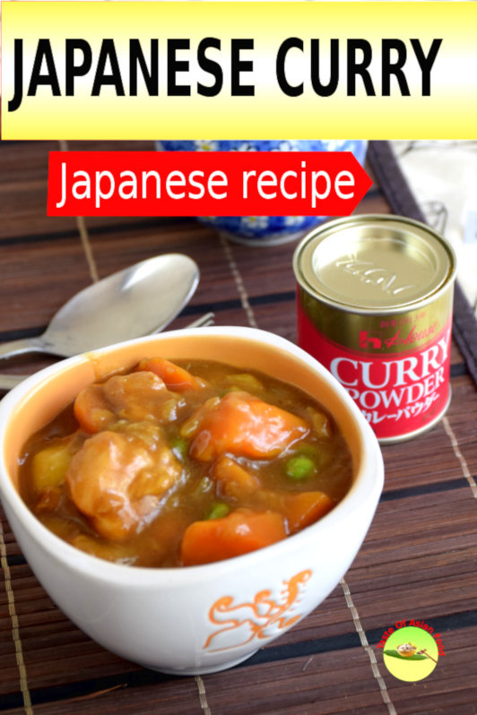 Japanese curry is a quick, easy, fail-safe recipe, making it an excellent choice for busy people to prepare a simply delicious meal. This recipe offers two methods to prepare the curry.  First, use the store-bought Japanese curry cubes for cooking, and secondly making the roux from scratch, but it takes a longer time.