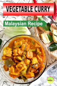 Malaysian Chinese vegetable curry Vegetable dishes are usually described as tasteless for those who like to eat meat, but I am convinced that they will submit to the incredible flavor of this vegetable curry prepared with a myriad of herbs and spices.