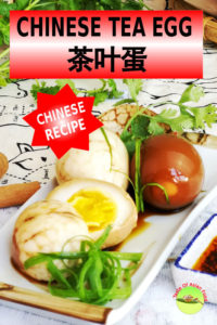 Tea egg - How to prepare in 3 quick steps Tea egg 茶叶蛋 (a type of soy sauce egg 卤蛋 ) is a popular snack among the Chinese community. Everyone likes tea egg because it is easy to prepare, nutritious, and can be prepared in advance.