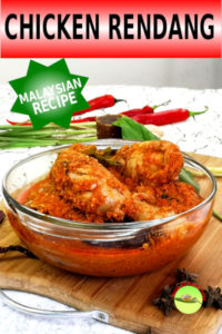 This article is specially written to explain how to prepare the Malaysian style chicken rendang. Here is a detailed explanation of how to cook Malaysian chicken rendang.