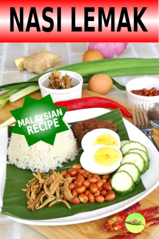 Nasi Lemak 椰漿飯 is the breakfast and lunch staple in Malaysia. This drool-worthy, gluttonous gem is offered in almost every local Malay and Mamak restaurant. Wrapped in paper and banana leaves, this Nasi Lemak Bungkus (wrapped coconut milk rice) has become the quintessential breakfast for the locals.