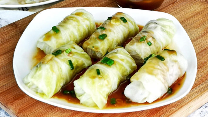 Best Ever Stuffed Cabbage Rolls Archives Taste Of Asian Food   Cabbage Rolls Featured Image 720x405 