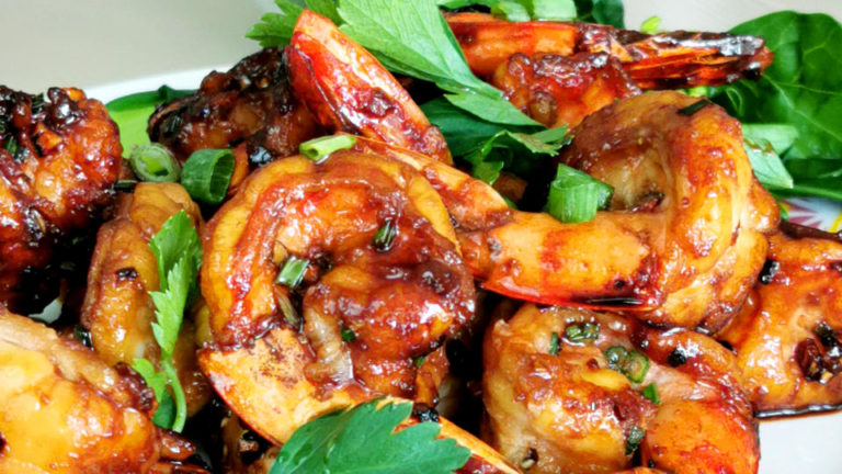 Honey Garlic shrimp featured image