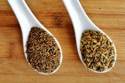 cumin and fennel seeds