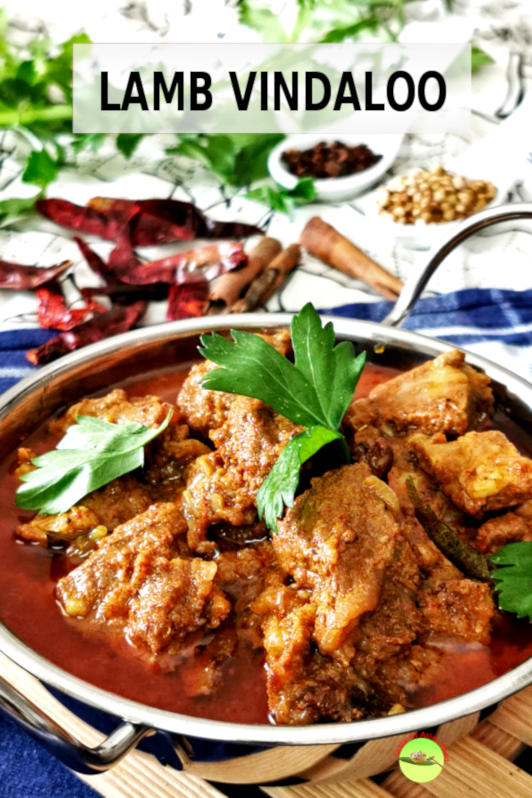 Lamb vindaloo is a classic Goan curry with an intense flavor of spices with a deep earth undertone
