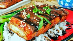Teriyaki salmon recipe featured image