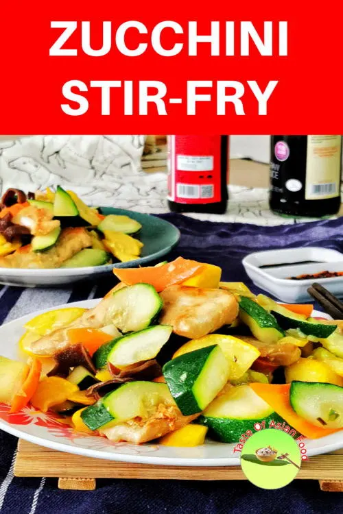 Zucchini stir fry with chicken is fast, easy to cook, healthy, and is ready in 25 minutes. Zucchini is also called courgette.