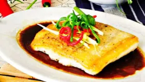 Pan-seared halibut featured image